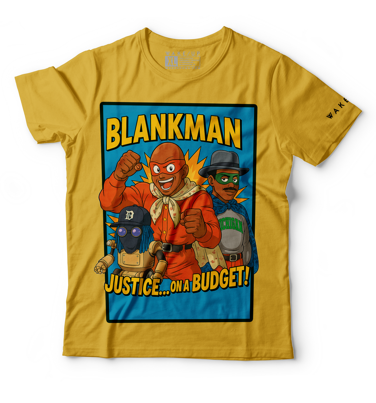 BLANKMAN x DRAGON BALL – “Justice… on a Budget!” Mashup Tee
