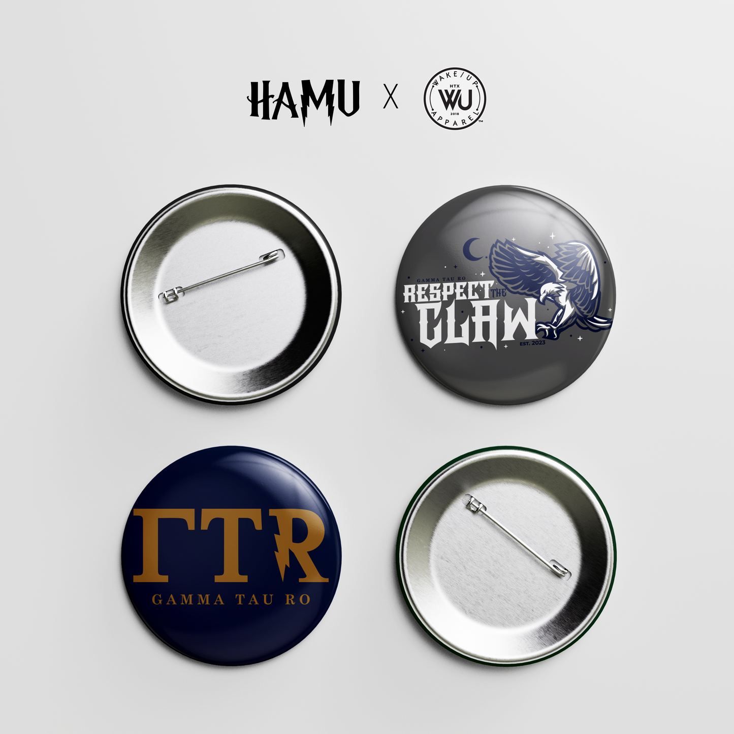 Gamma Tau Ro - HAMU  House 2.5" Buttons