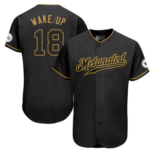 Melanated Jersey - Black/Gold