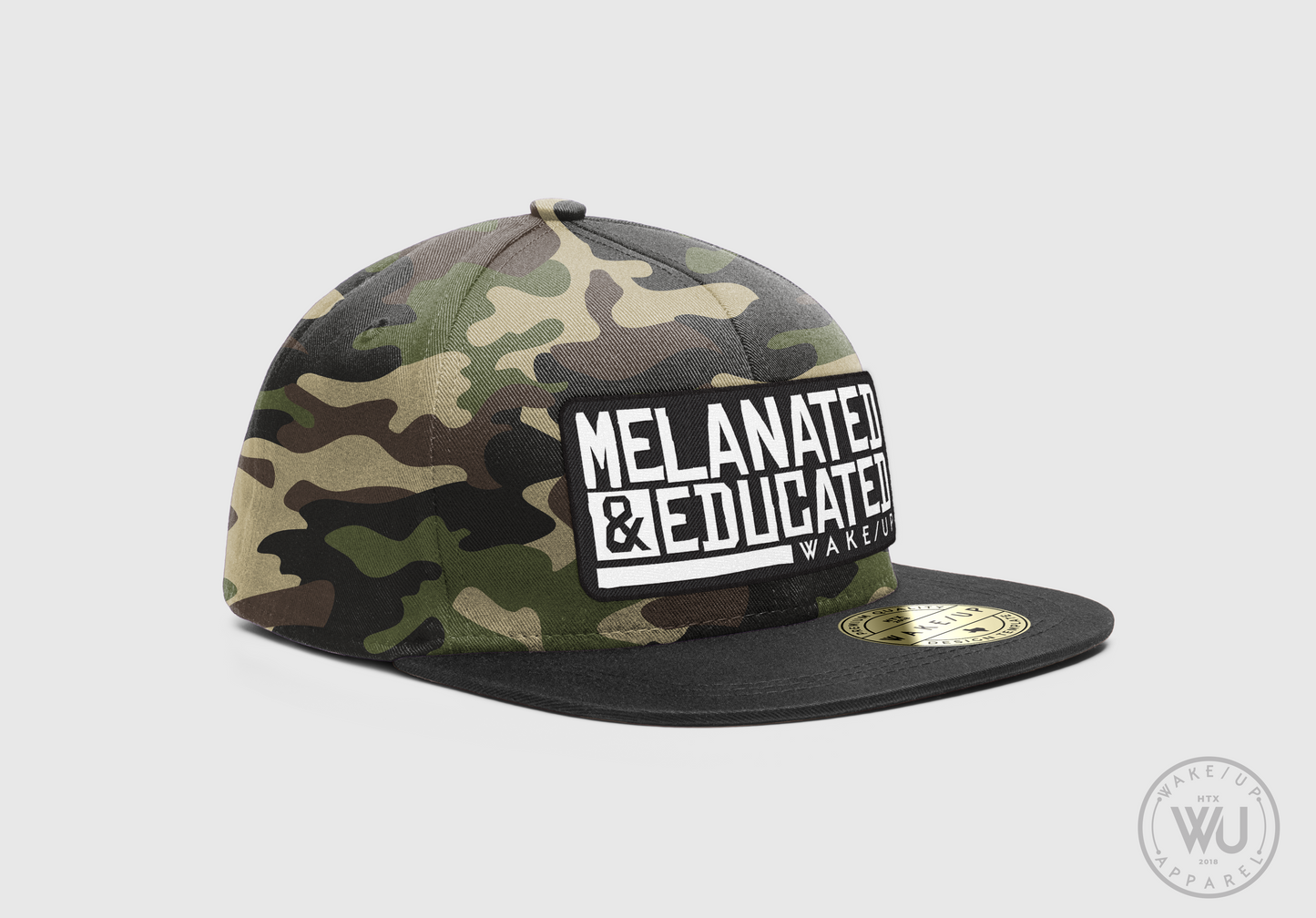 Melanated & Educated  Snapback