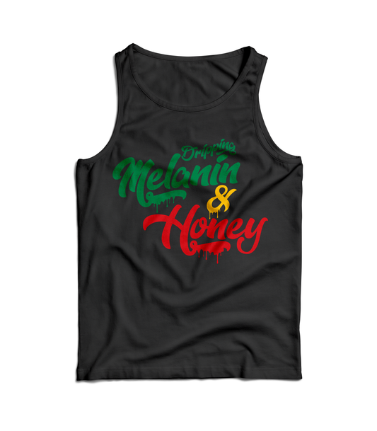 Dripping Melanin & Honey Tank Top